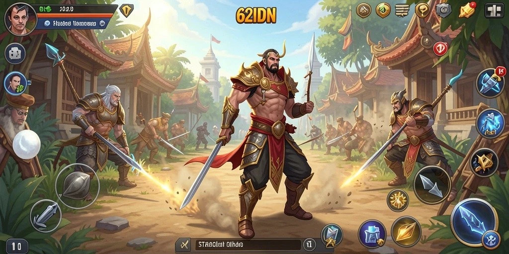 Tangkapan layar gameplay strategi yang intens dan mendebarkan.