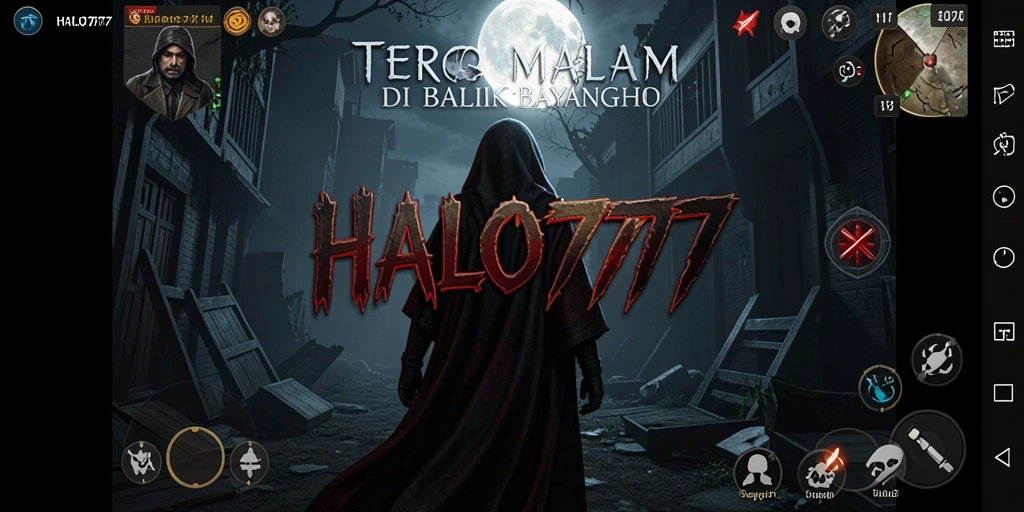 Gameplay menegangkan di dunia horor yang mencekam dalam HALO777.