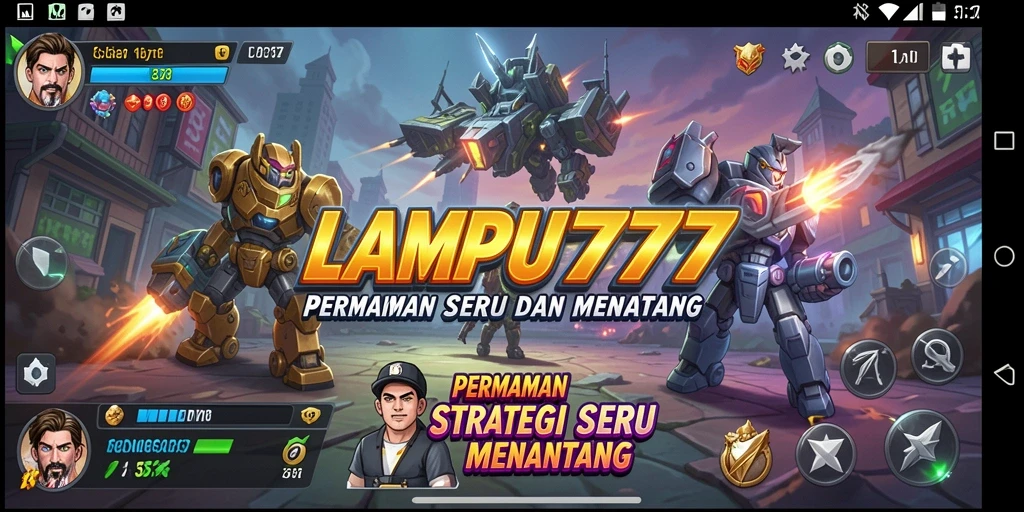 Tampilan gameplay menarik dari LAMPU777 yang menampilkan strategi dan taktik.
