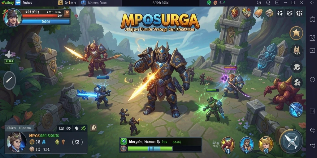 Tampilan gameplay menarik dari MPOSURGA, mengundang untuk menjelajah.