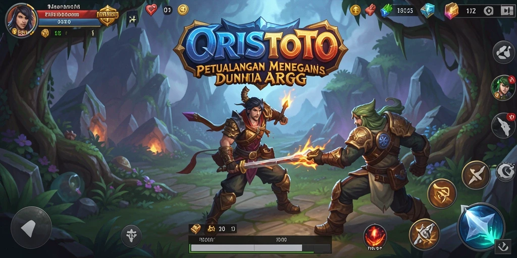 Tampilan menarik dari gameplay ARPG ORISTOTO yang mendebarkan.
